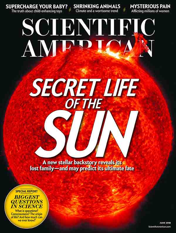 Scientific American June 2018 (cover)